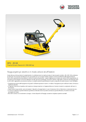 रिवर्सिबल वाइब्रेटरी प्लेट कॉम्पेक्टर Wacker Neuson BPU 4045 A