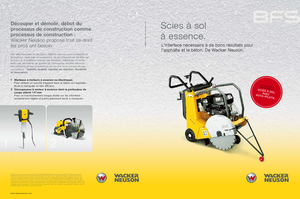 फ्लोर सॉ Wacker BFS 1350 ALS