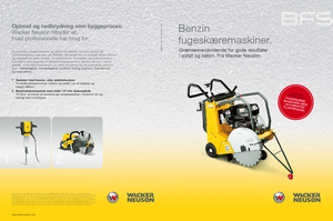 फ्लोर सॉ Wacker BFS 1350 ALS