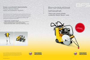 फ्लोर सॉ Wacker BFS 1350 ALS