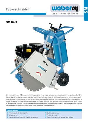 फ्लोर सॉ weber mt SM 82-3
