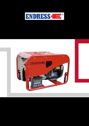 गैसोलीन पावर जनरेटर Endress ESE 1306 DHG-GT ES ISO Duplex