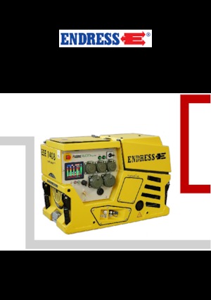 गैसोलीन पावर जनरेटर Endress ESE 1408 DBG ES DIN Super Silent Plus