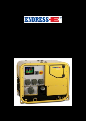 गैसोलीन पावर जनरेटर Endress ESE 607 DBG DIN Super Silent