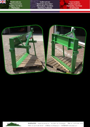 प्लांट हार्वेस्टर Basrijs Plantslifter BRS/Z95A