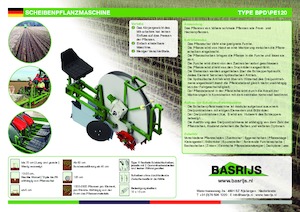 प्लांटिंग मशीन Basrijs Deep plant element 100 cm without shaft