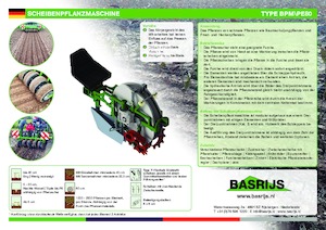 प्लांटिंग मशीन Basrijs Disc planter 450 single