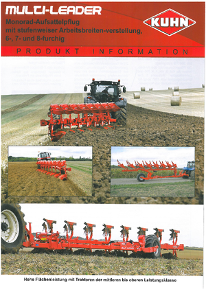 प्लाउ Kuhn Multi-Leader 8 T
