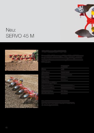 प्लाउ Pöttinger Servo 45 M plus