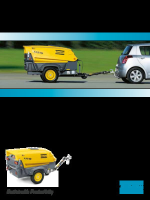 पोर्टेबल एयर कंप्रेसर - डीजल, इलेक्ट्रिक, गैसोलीन Atlas Copco XAS 67 Dd
