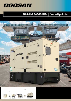 डीजल पावर जनरेटर Doosan G400-IIIA 