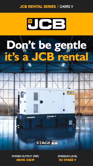 डीजल पावर जनरेटर JCB G40RS 