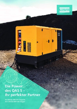 डीजल पावर जनरेटर Atlas Copco QAS 5 150
