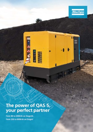 डीजल पावर जनरेटर Atlas Copco QAS 5 150