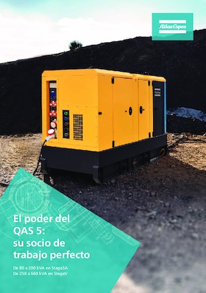 डीजल पावर जनरेटर Atlas Copco QAS 5 120