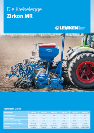 पावर हैरो Lemken Zirkon XMR/350