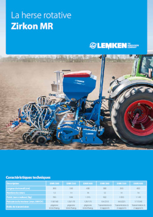 पावर हैरो Lemken Zirkon XMR/350