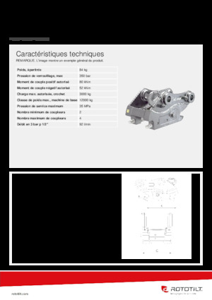 क्विक कपलर Rototilt® QC45-4 
