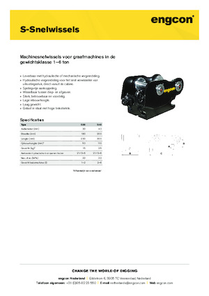 क्विक कपलर engcon S30
