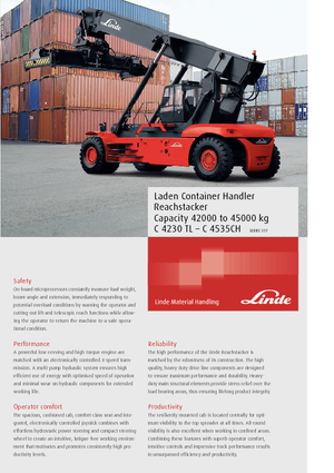 रीच स्टेकर Linde C 4026 CH/5