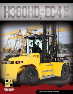 रफ टेरेन फोर्कलिफ्ट Hyster H360HD2-EC4