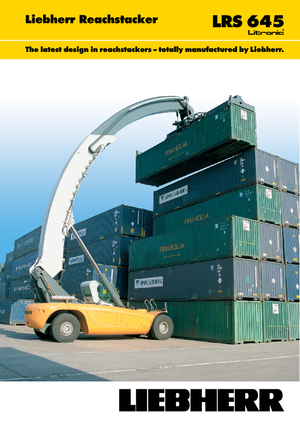 रीच स्टेकर Liebherr LRS 645 Litronic