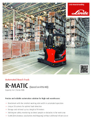 रीच ट्रक Linde R16HD MATIC config. 4 