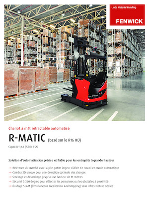 रीच ट्रक Linde R16HD MATIC config. 4 