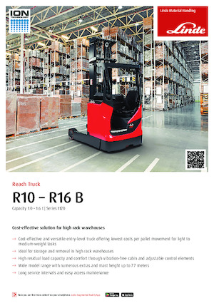 रीच ट्रक Linde R16B Std