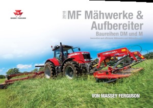 रियर-माउंटेड मोवर - कंडीशनर के साथ डिस्क Massey Ferguson DM367 TL-V-RC