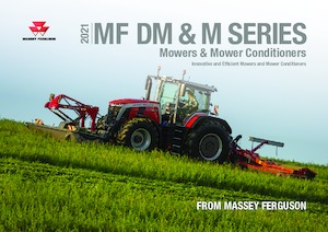 रियर-माउंटेड मोवर - कंडीशनर के साथ डिस्क Massey Ferguson DM265 TL-V-RC