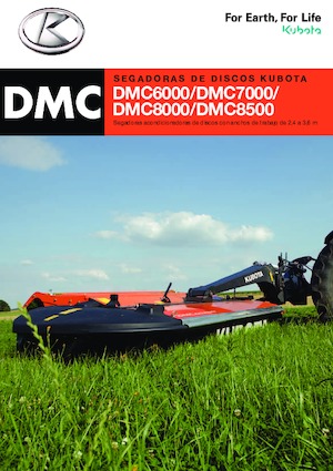 रियर-माउंटेड मोवर - कंडीशनर के साथ डिस्क Kubota DMC6032N 