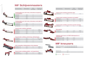 रियर-माउंटेड मोवर - बिना कंडीशनर के डिस्क Massey Ferguson DM357