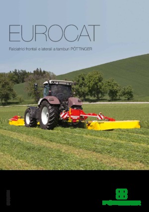 बिना कंडीशनर के रियर ड्रम Pöttinger EuroCat 272