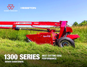 रियर-माउंटेड मोवर - कंडीशनर के साथ डिस्क Massey Ferguson 1373