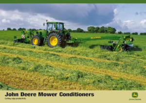 रियर-माउंटेड मोवर - कंडीशनर के साथ डिस्क John Deere 388