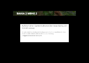 राइडिंग लॉन मोवर और गार्डन ट्रैक्टर Etesia BAHIA 2 MBHE 2