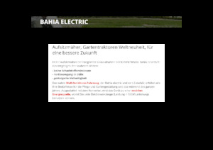राइडिंग लॉन मोवर और गार्डन ट्रैक्टर Etesia BAHIA ELECTRIC