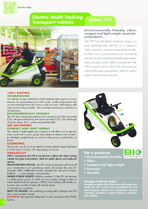 राइडिंग लॉन मोवर और गार्डन ट्रैक्टर Etesia BAHIA ELECTRIC