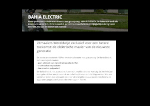 राइडिंग लॉन मोवर और गार्डन ट्रैक्टर Etesia BAHIA ELECTRIC