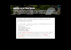 राइडिंग लॉन मोवर और गार्डन ट्रैक्टर Etesia BAHIA ELECTRIC M2EL