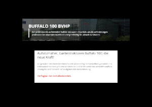 राइडिंग लॉन मोवर और गार्डन ट्रैक्टर Etesia BUFFALO 100 BVHP2