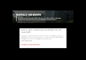 राइडिंग लॉन मोवर और गार्डन ट्रैक्टर Etesia BUFFALO 100 BVHPX2