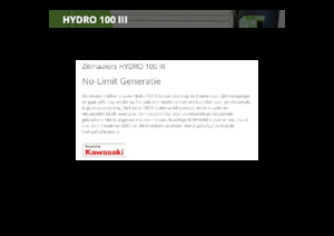राइडिंग लॉन मोवर और गार्डन ट्रैक्टर Etesia HYDRO 100 III
