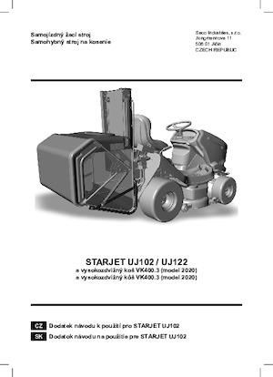 राइडिंग लॉन मोवर और गार्डन ट्रैक्टर SECO Starjet P6 4x4 Pro