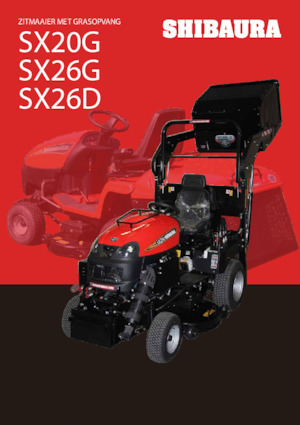 राइडिंग लॉन मोवर और गार्डन ट्रैक्टर Shibaura SX26D