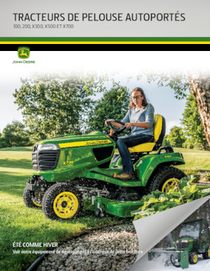 राइडिंग लॉन मोवर और गार्डन ट्रैक्टर John Deere X390