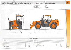 टेलीहैंडलर JCB 540-70