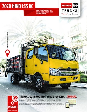 रिजिड चेसिस Hino 2020 HINO 155 DC 4x2
