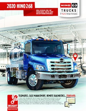 रिजिड चेसिस Hino 2020 HINO 268 4x2